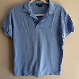Ralph Lauren Women’s Light Blue Short Sleeve Polo
